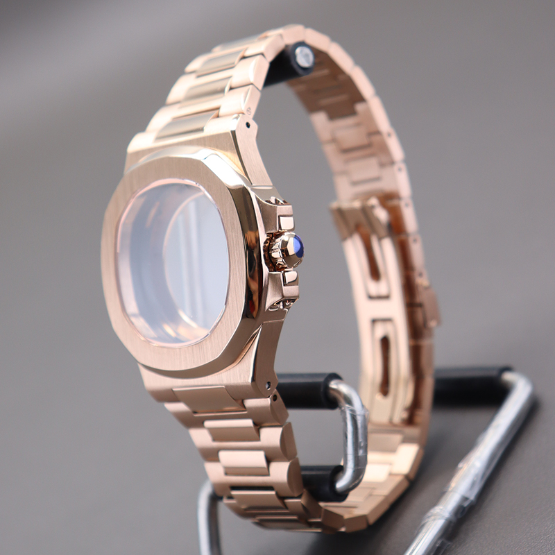 Watch Movement Rotor - FENYA Roségold 40 mm NH35 Uhrengehäuse