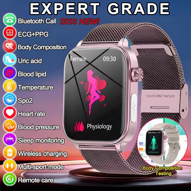Smartwatch New Watches 2025 - 2023 neue EKG + PPG Überwachung