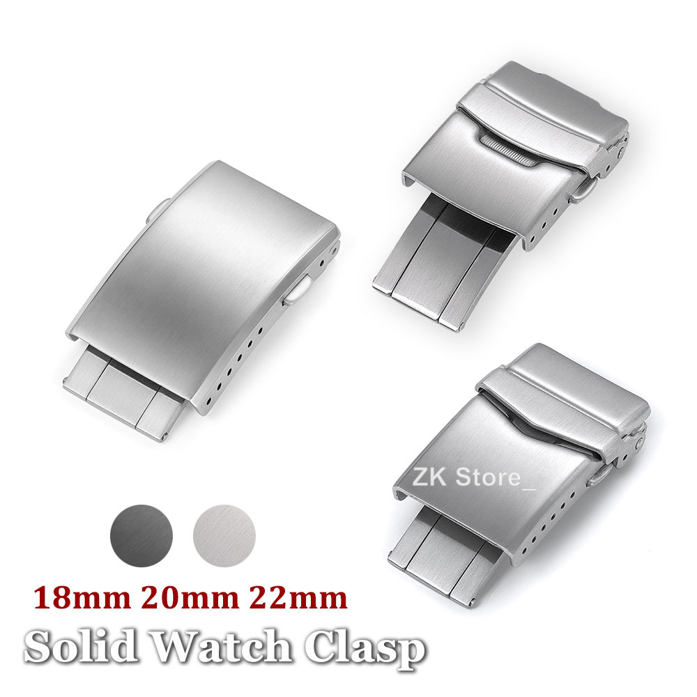 Replacement Watch Bracelet - 18mm 20mm 22mm Uhrenverschluss Faltschließe 316L