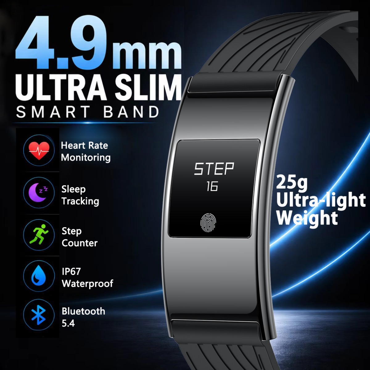 Smartwatch Slim Watches For Men - 4,9mm Ultra-Schlanke 2026 NEUE Smartwatch für