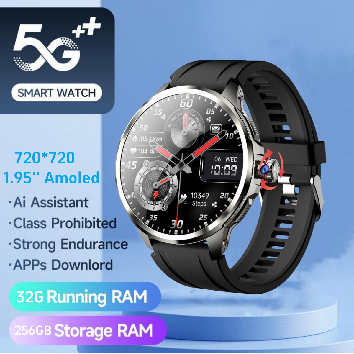 Smartwatch Watch Whatsapp - Neue H99 Smartwatch 1,95 Zoll Amoled