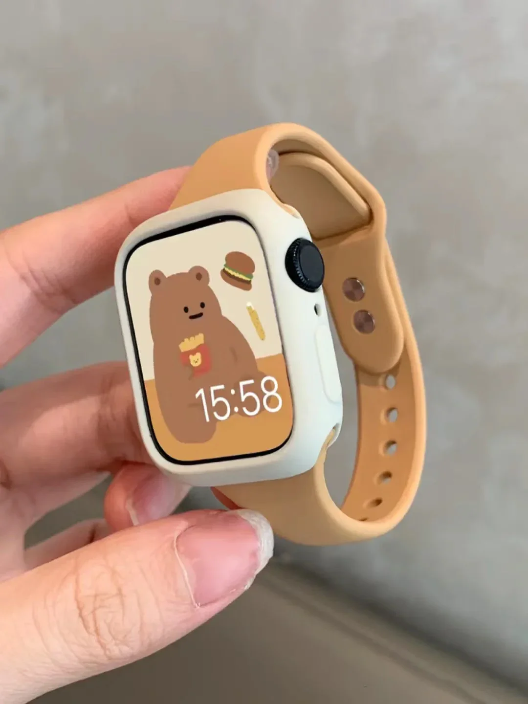 Smartwatch Slim Watches For Men - Schlankes Silikonarmband für Apple Watch Band
