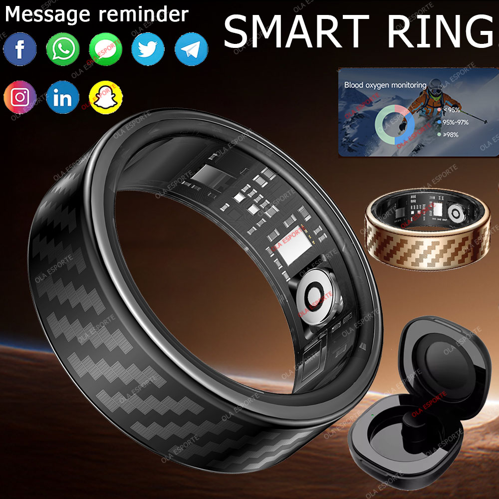 Smartwatch New Watches 2025 - Neuester Smart Ring Anruf Nachricht Benachrichtigung