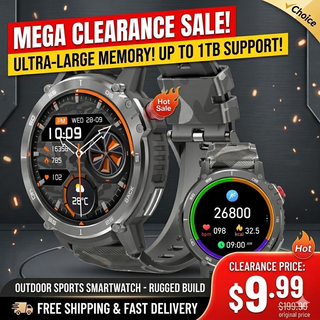 Smartwatch Online Watches For Men - MEGA Ausverkauf!! Hochwertige Smartwatch für Outdoor-Sportarten