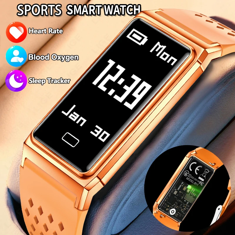 Smartwatch Slim Watches For Men - LIGE Neues Ultra-Schlankes Smart-Armband für Damen