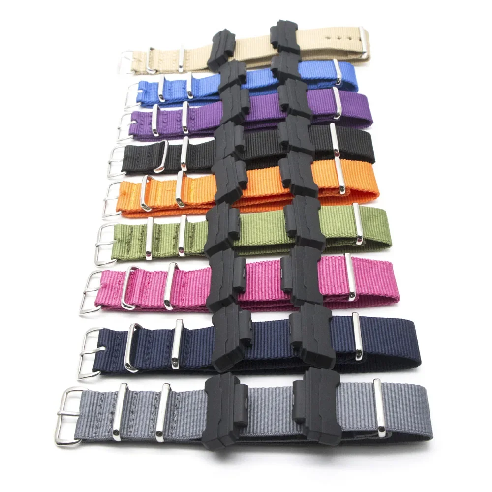 Casio Watches Smartwatch - Gestreiftes Uhren armband für Casio G