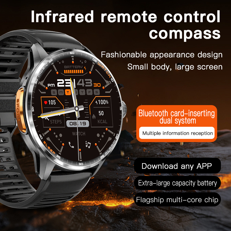 Smartwatch Watch Whatsapp - H100 Smartwatch 1,8 Zoll Amoled Großbildschirm