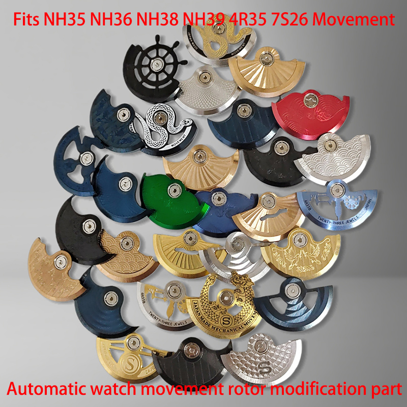 Watch Movement Rotor - NH35 NH36 Uhrwerk Automatisches Schwungmaschinenrotor Passend