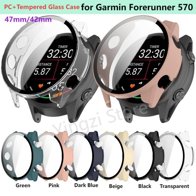 Smartwatch English - Gehäuse aus gehärtetem Glas für Garmin