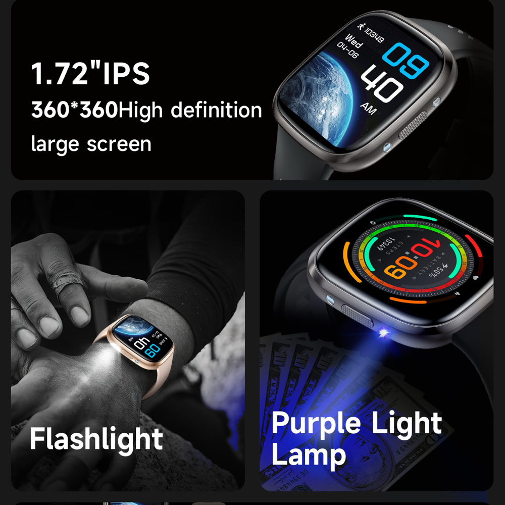 Smartwatch für Herren BT-Anruf – Smartwatch Purple Watches For Women Bewertung und Preis
