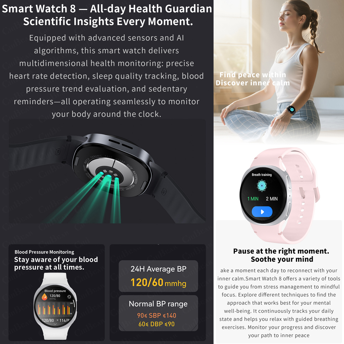 2026 Neue Smartwatches 8 Mini  – Smartwatch Watches For Women With Gps Bewertung und Preis