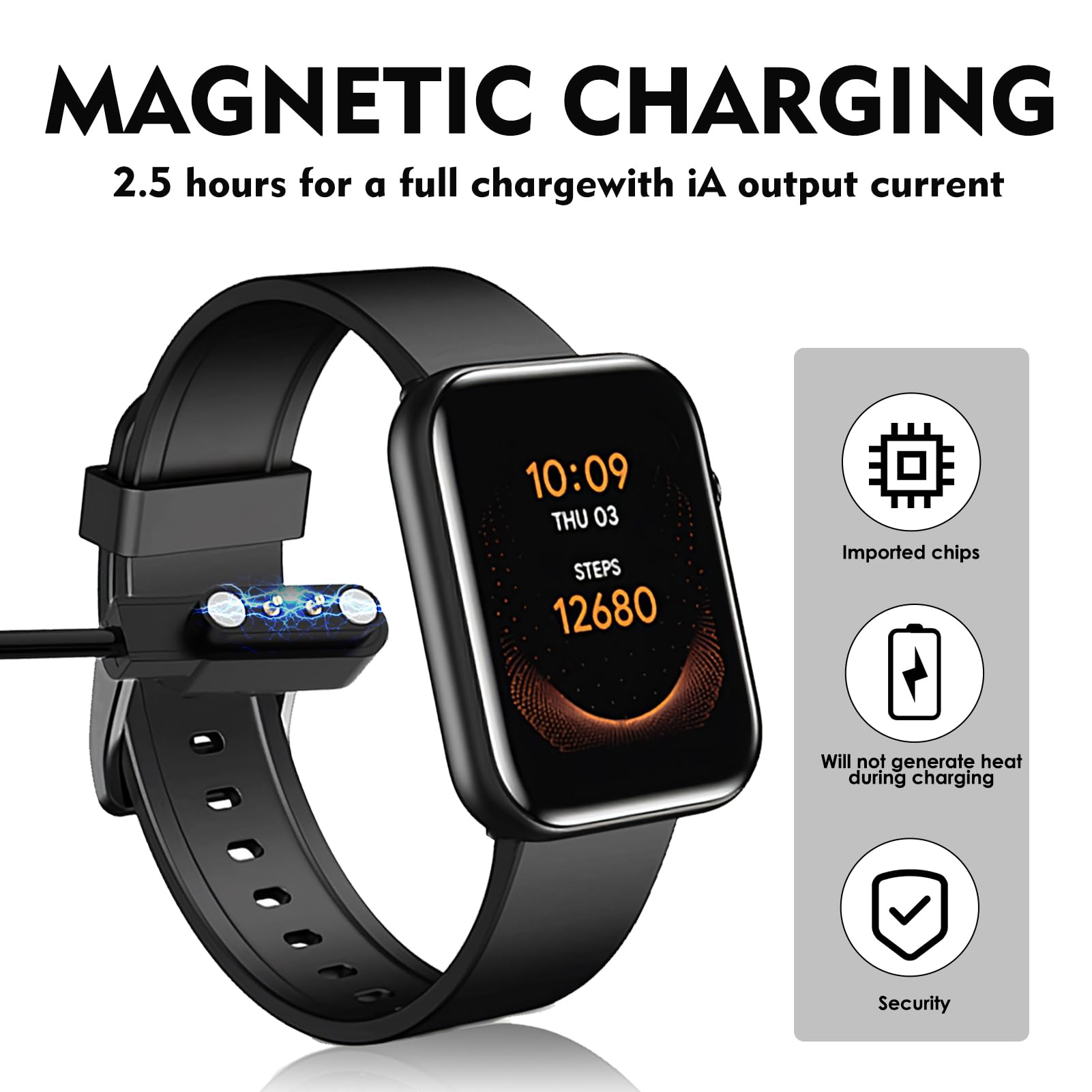 Magnetisches Ladekabel, univer – Smartwatch English Bewertung und Preis
