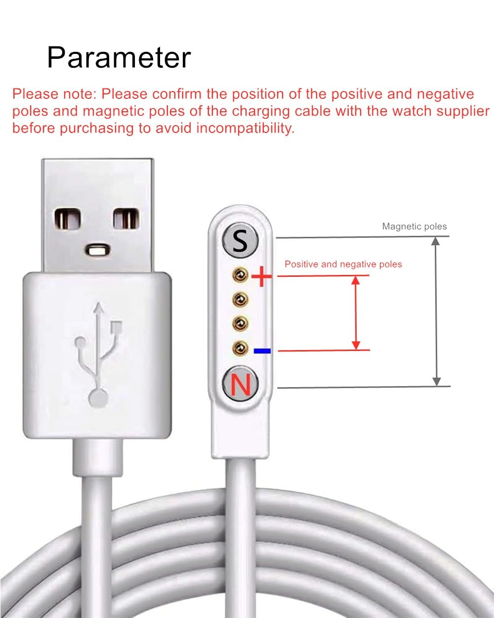 Magnetisches Ladekabel, univer – Smartwatch English Bewertung und Preis