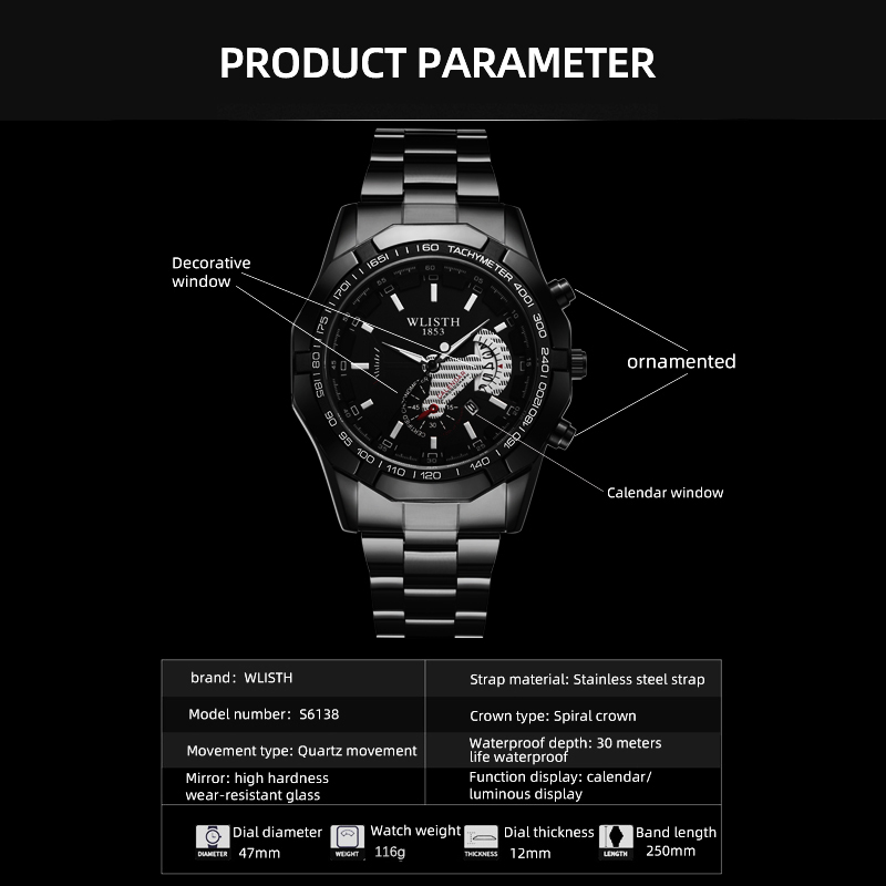 Luxusmarke Herrenuhr Wasserdic – Smartwatch Branded Watches For Men Bewertung und Preis