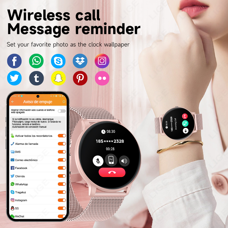2026 Neue Damen Bluetooth-Anru – Smartwatch Ladies Watches For Women Bewertung und Preis