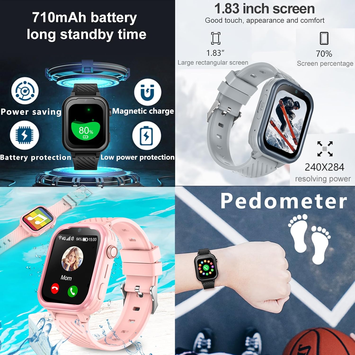 Wonlex KT15Pro 4G Kinder-Smart – Smartwatch Watch Whatsapp Bewertung und Preis
