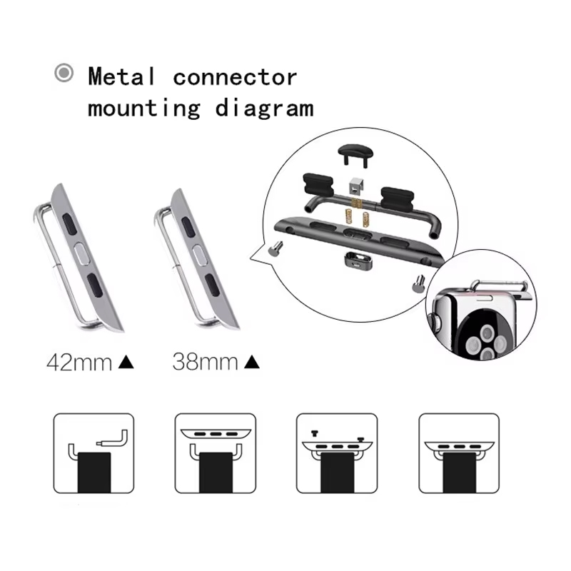 2 Stück Edelstahl-Stecker-Adap – Replacement Watch Bracelet Bewertung und Preis