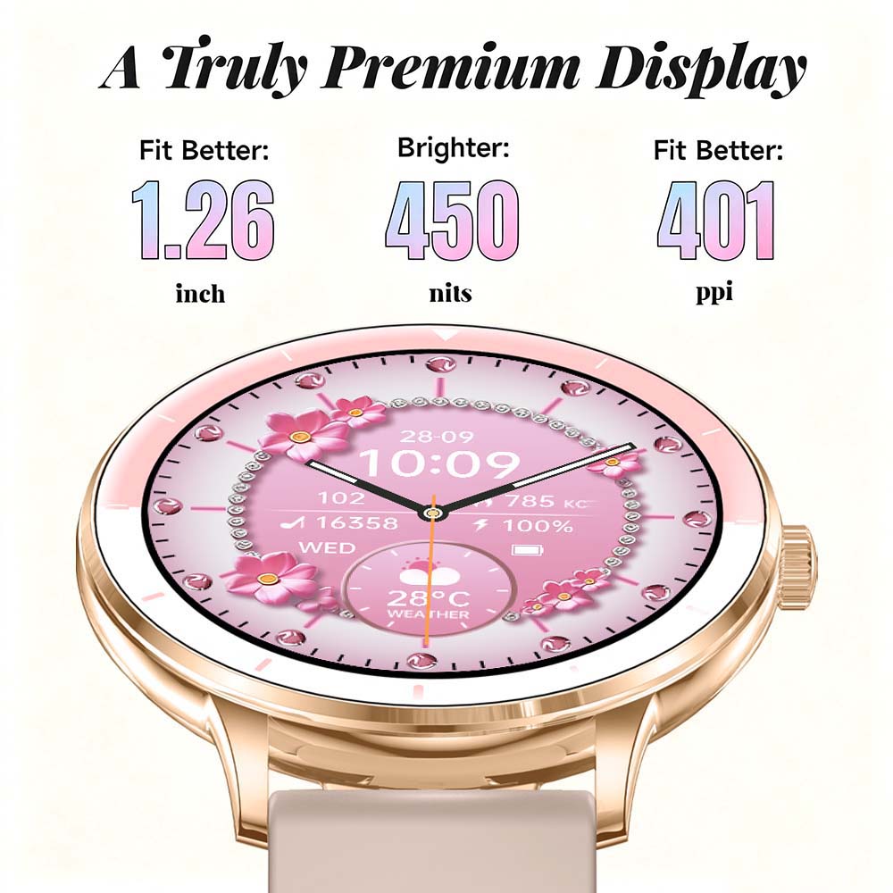 Damen Smartwatch 1,26 Zoll HD- – Smartwatch Ladies Watches For Women Bewertung und Preis
