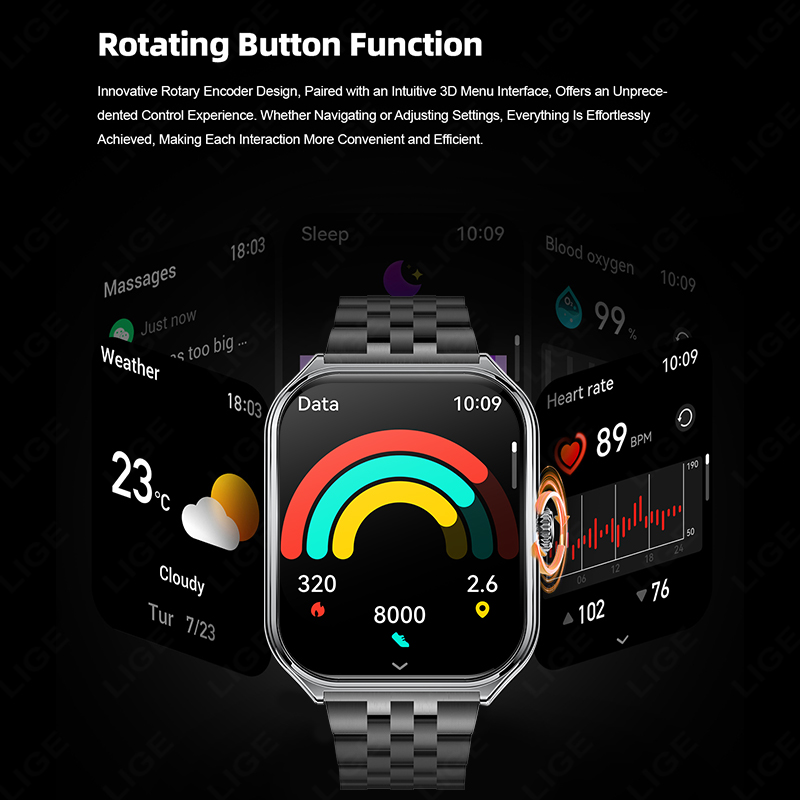 LIGE Fashion Ultra-Slim AMOLED – Smartwatch Slim Watches For Men Bewertung und Preis