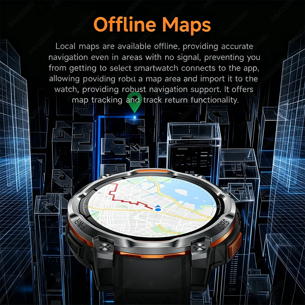 2026 Neue GPS Offline-Karten-S – Smartwatch Watch Whatsapp Bewertung und Preis