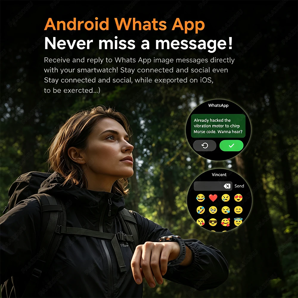 2026 Neue GPS Offline-Karten-S – Smartwatch Watch Whatsapp Bewertung und Preis