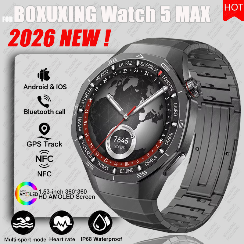 2026 Neue BOXUXING Uhr 5MAX Sm – Smartwatch Watches For Women With Gps Bewertung und Preis