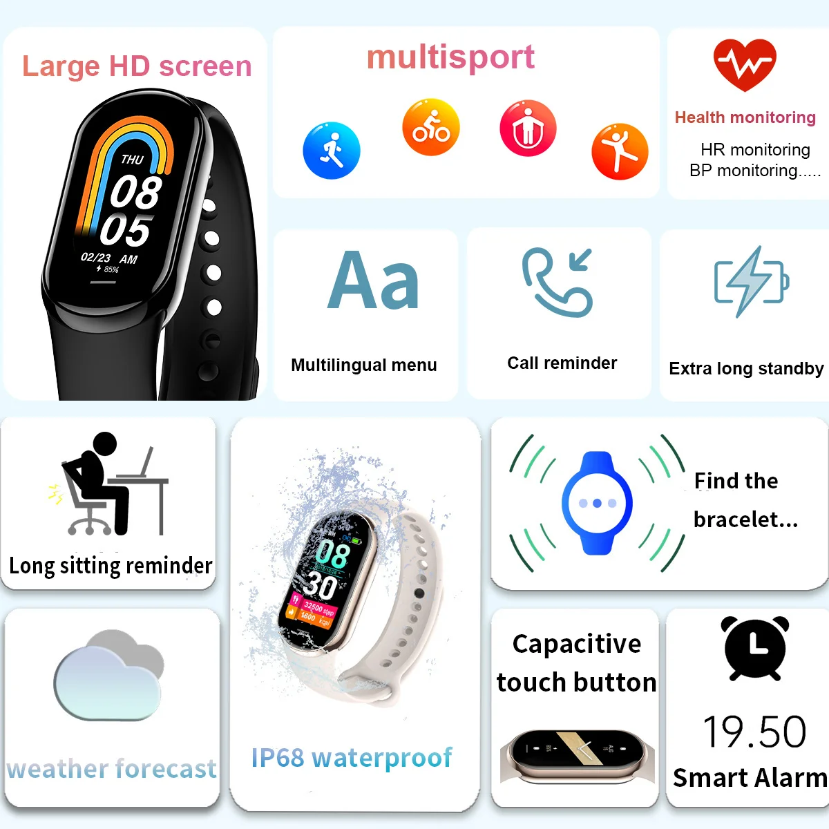 Neue Original Kleine M8 Band S – Smartwatch New Watches 2025 Bewertung und Preis