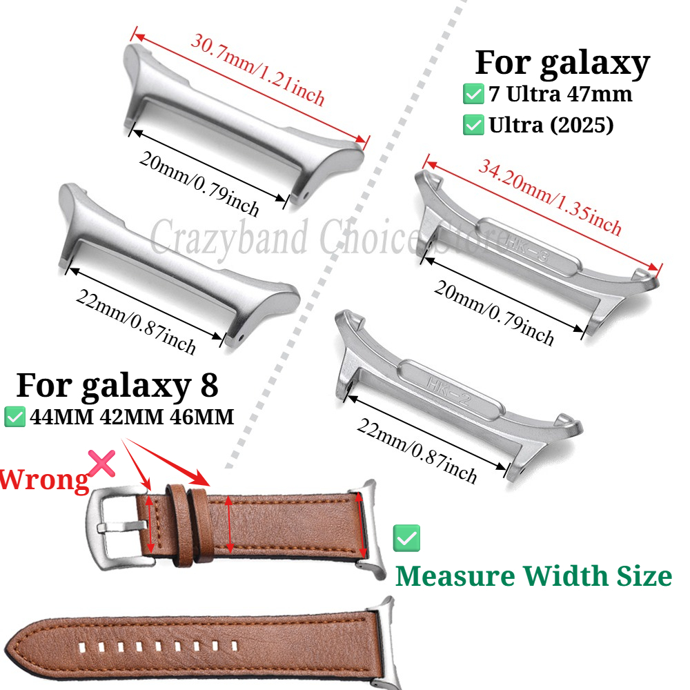 1 Paar Metall-Adapter für Sams – Replacement Watch Bracelet Bewertung und Preis