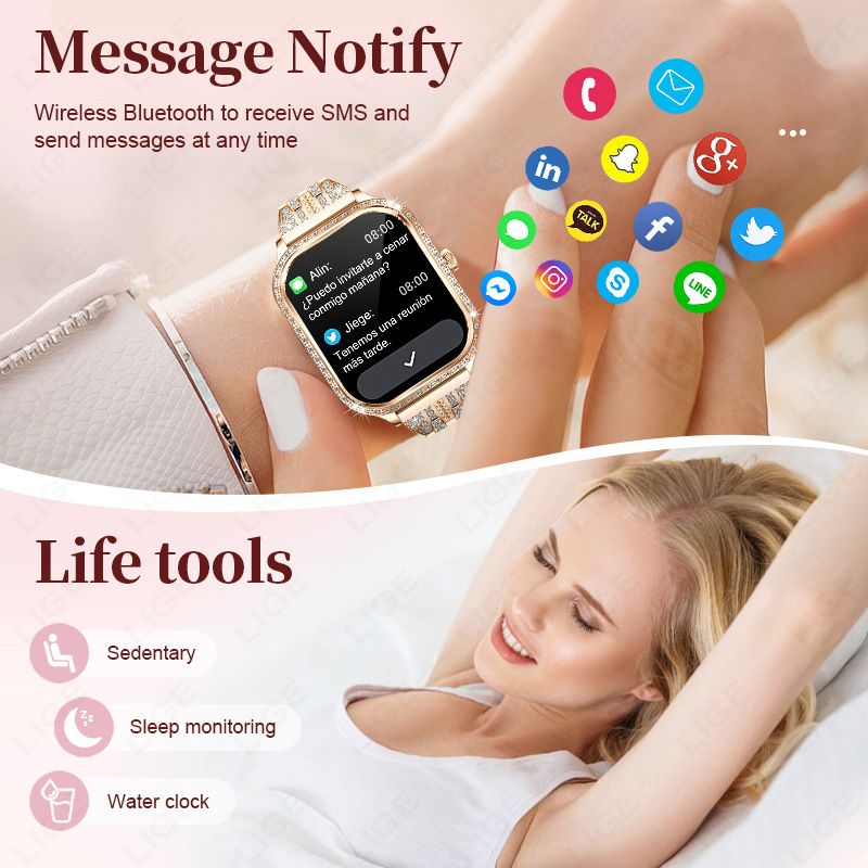 LIGE Smartwatch für Damen, was – Smartwatch Ladies Watches For Women Bewertung und Preis