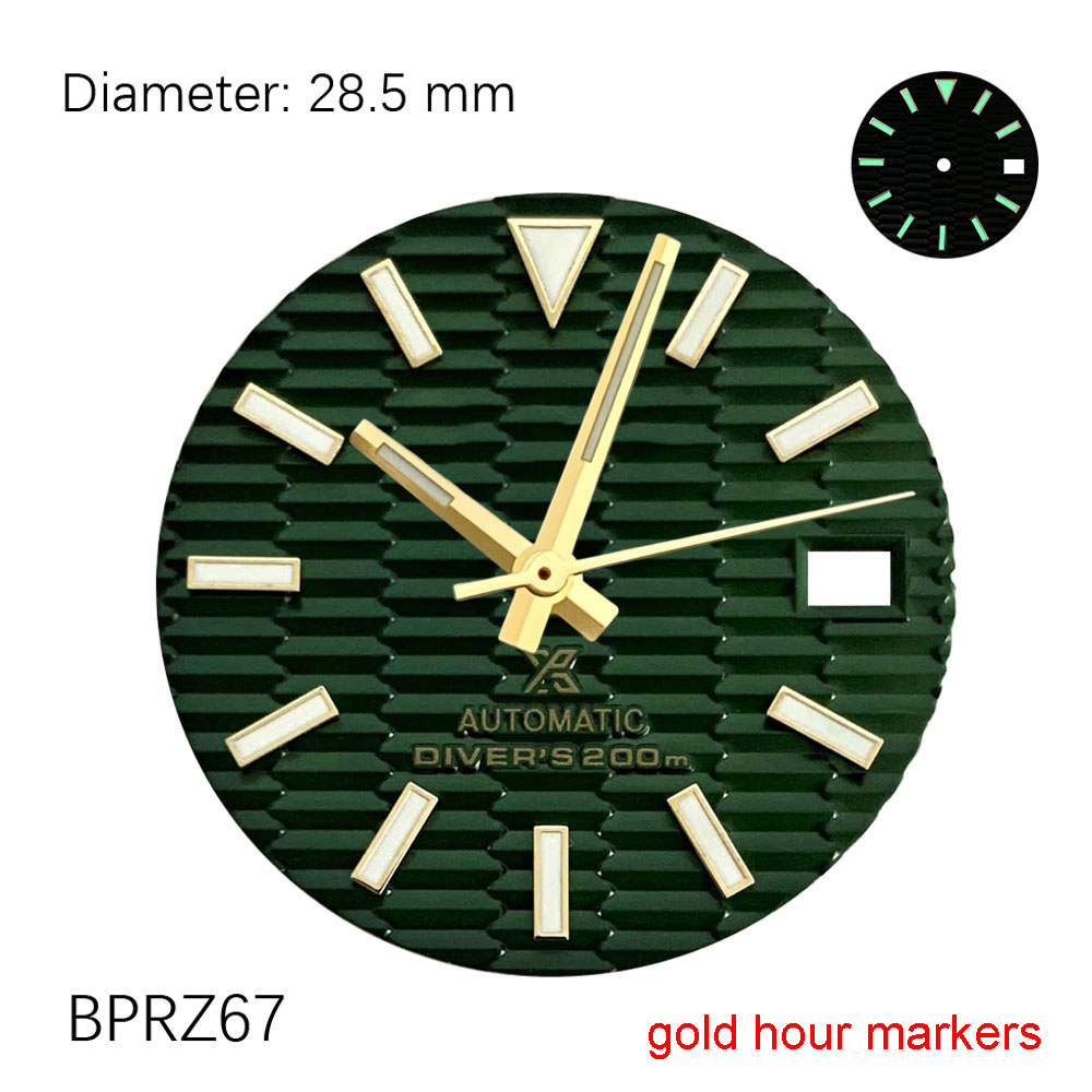 28,5mm NH35 S Logo Zifferblatt – Luminous Dial Face Bewertung und Preis