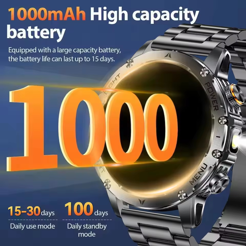 2025New Outdoor Military 1000m – Smartwatch New Watches 2025 Bewertung und Preis