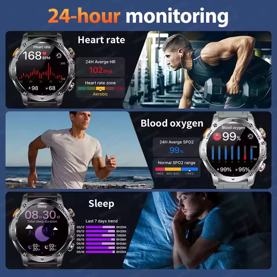 2025New Outdoor Military 1000m – Smartwatch New Watches 2025 Bewertung und Preis