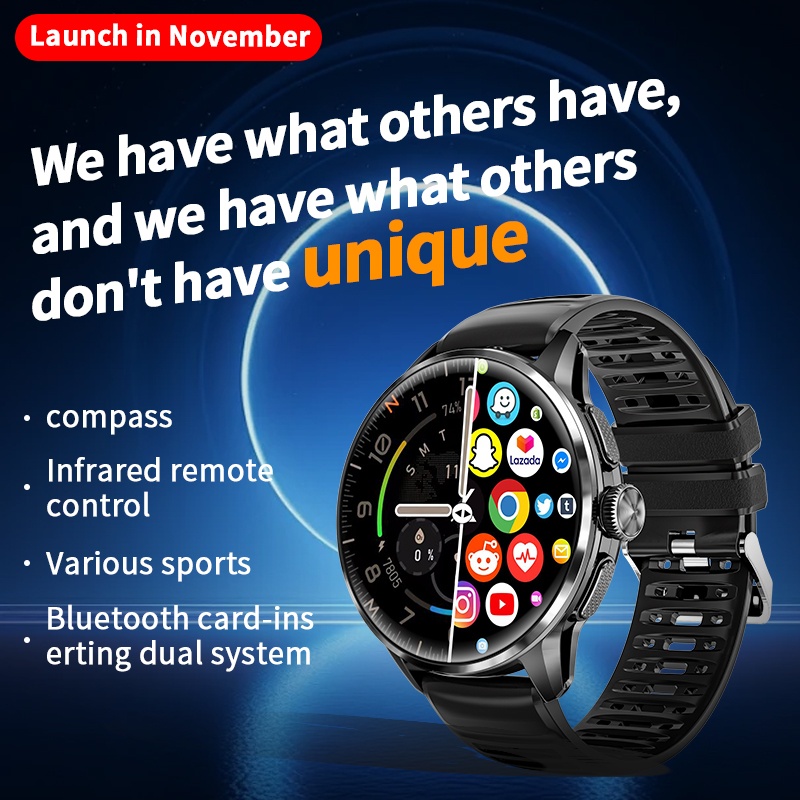 H100 Smartwatch 1,8 Zoll Amole – Smartwatch Watch Whatsapp Bewertung und Preis