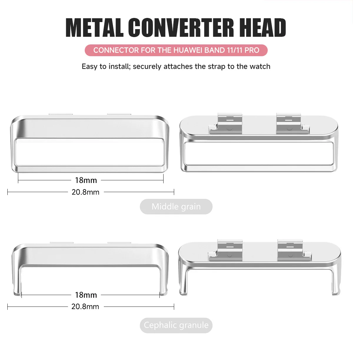 Edelstahl-Metallzubehör für Hu – Replacement Watch Bracelet Bewertung und Preis